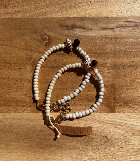 Tawny Beaded Bracelet