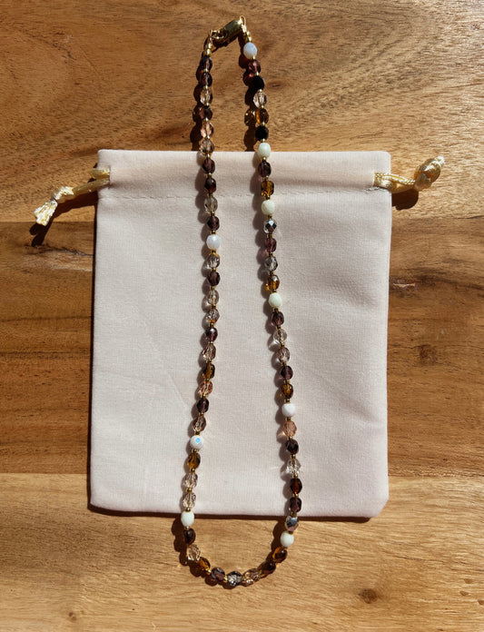 Crystal Beaded Choker - Ethereal