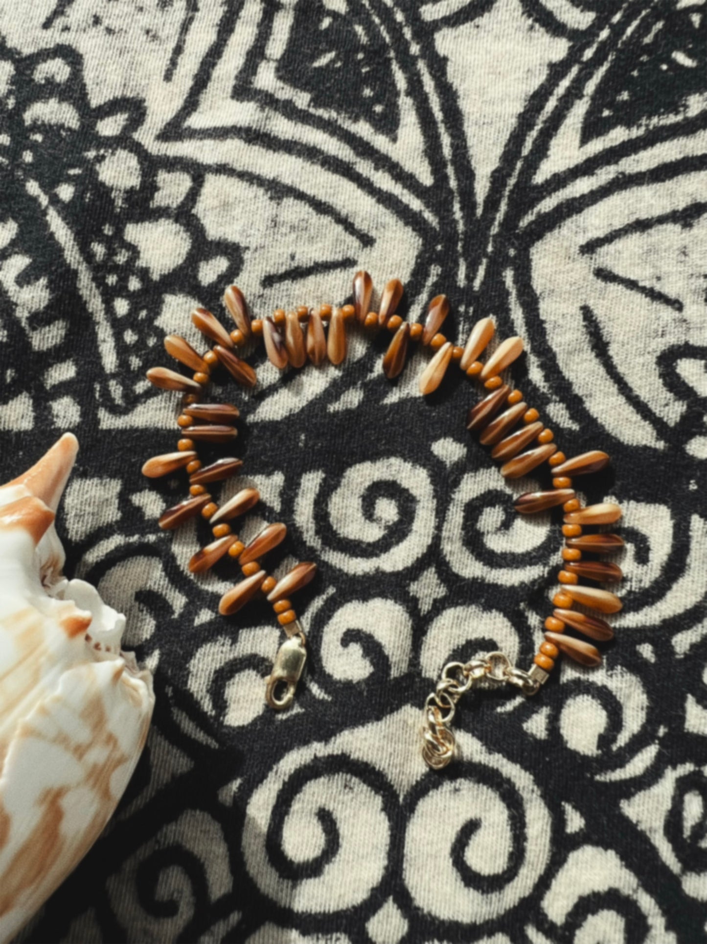 Elka Beaded Bracelet - Earth