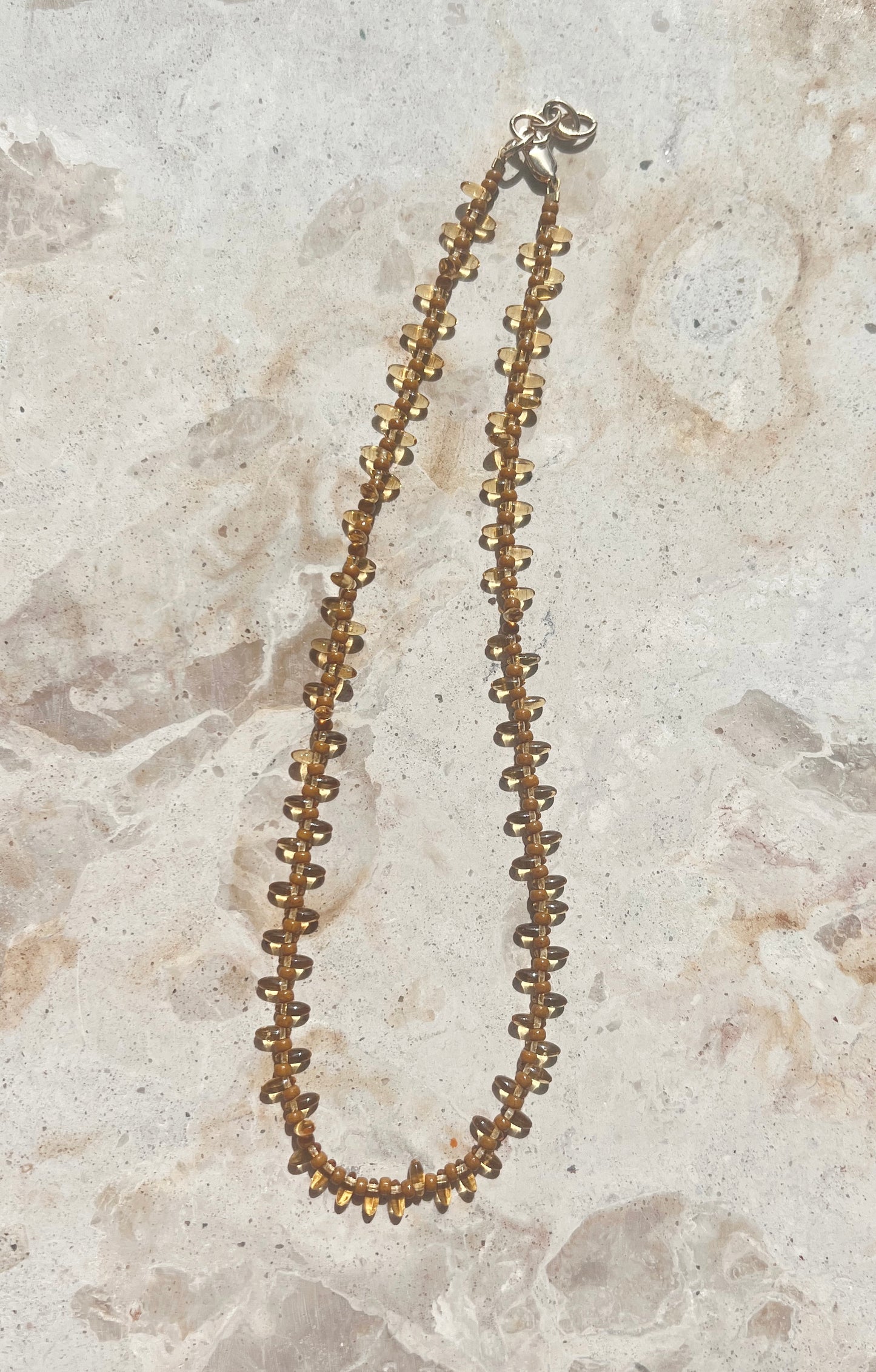 Gypsy Beaded Choker - Topaz