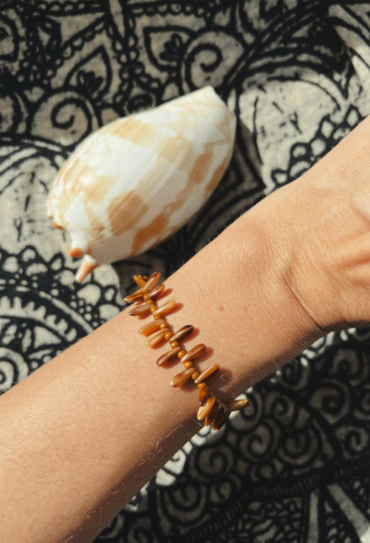 Elka Beaded Bracelet - Earth