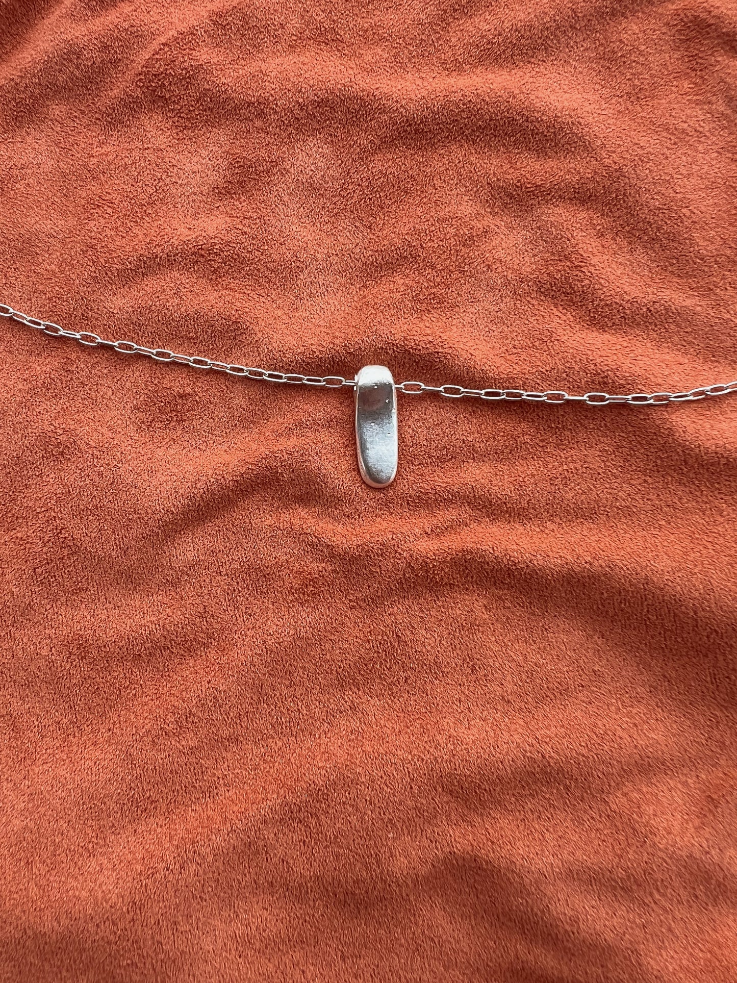 Seed Pendant Necklace • Solid Sterling Silver