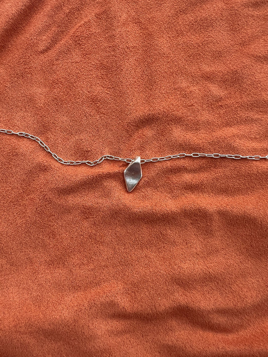Compass Pendant Necklace • Solid Sterling Silver