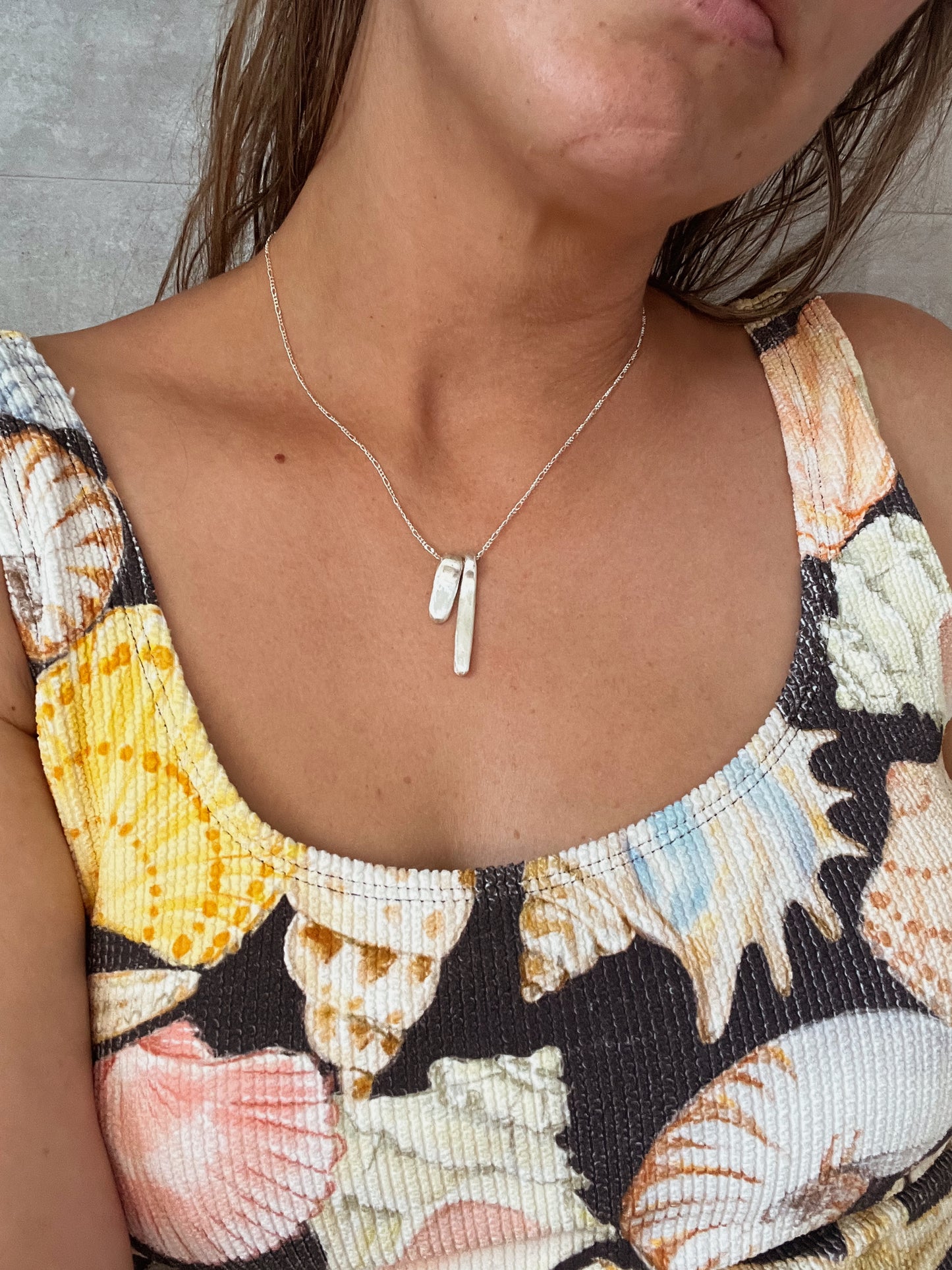 Seed Pendant Necklace • Solid Sterling Silver