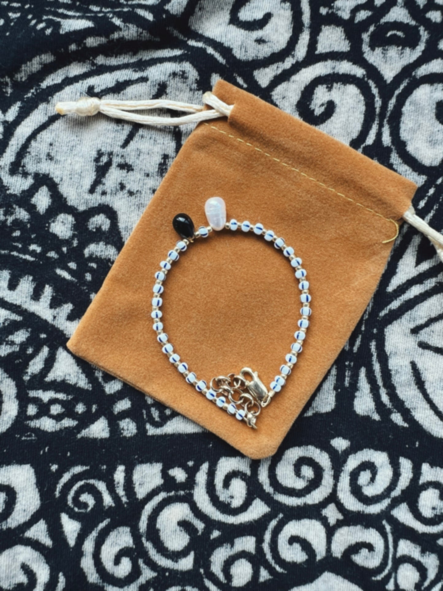 Fiesta Beaded Bracelet - White
