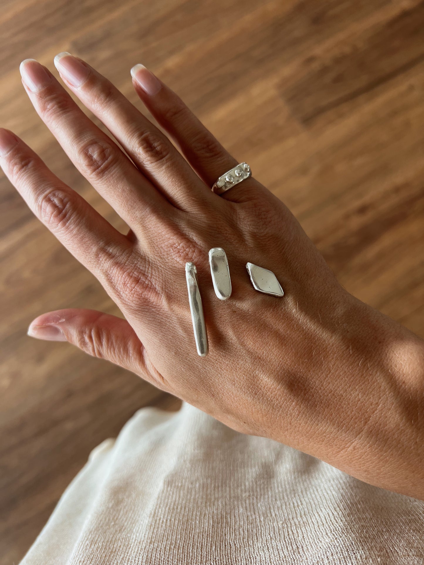 Seed Pendant Necklace • Solid Sterling Silver