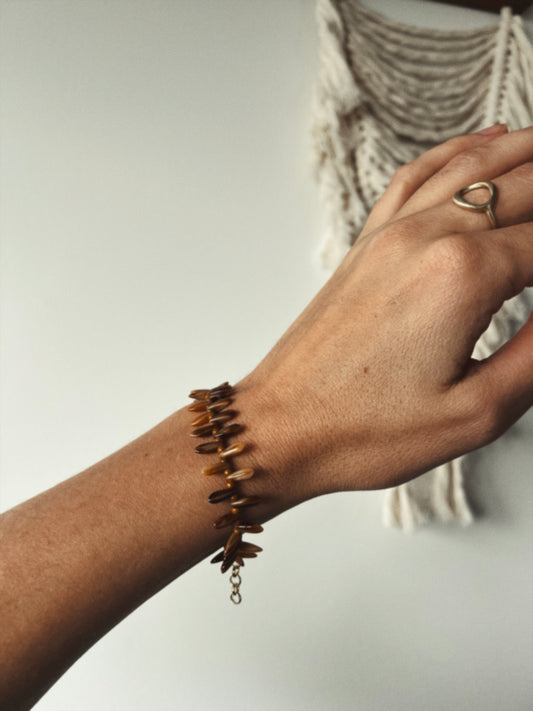 Elka Beaded Bracelet - Earth
